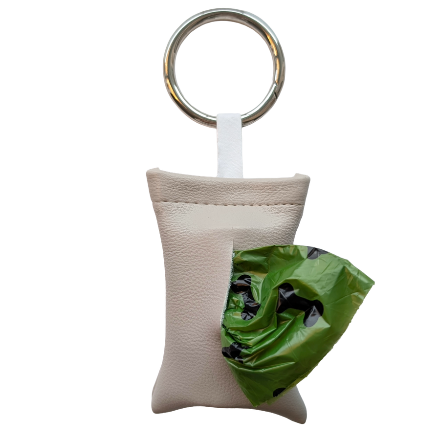 Gray Poop Bag Holder
