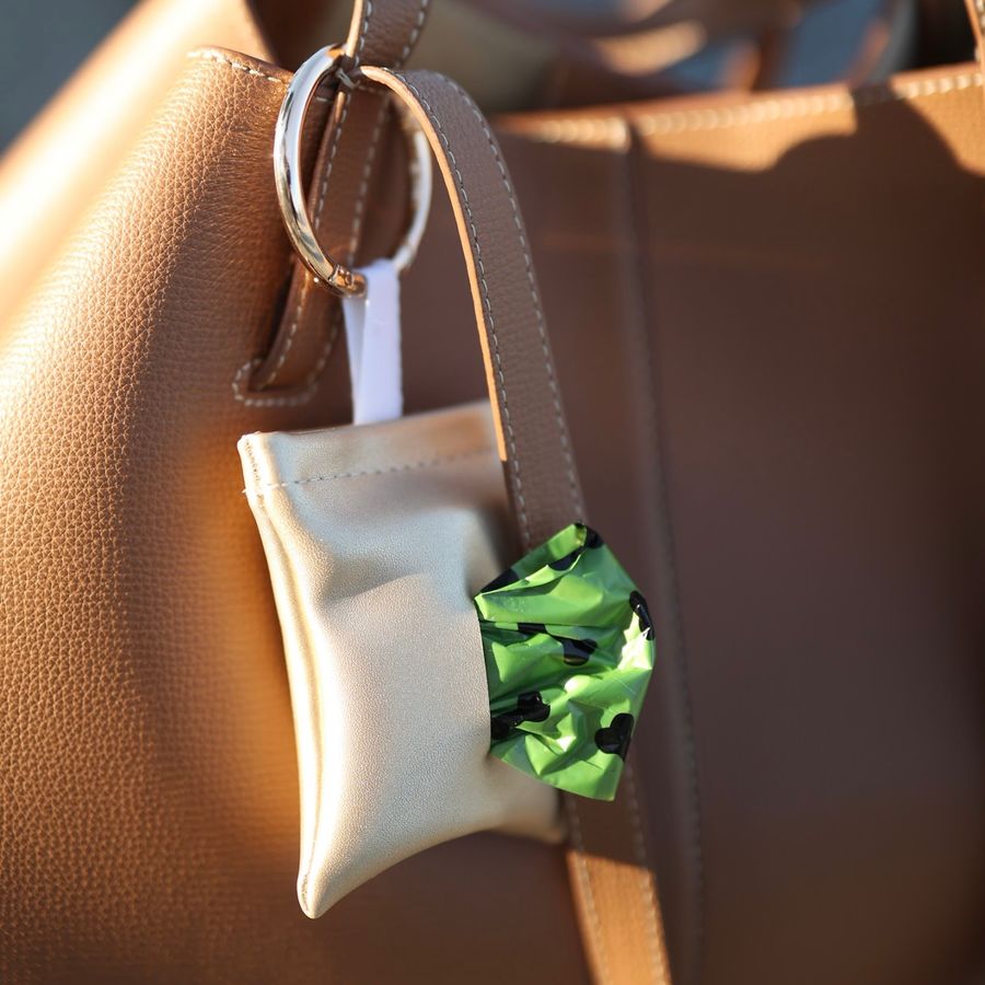 Gold Poop Bag Holder