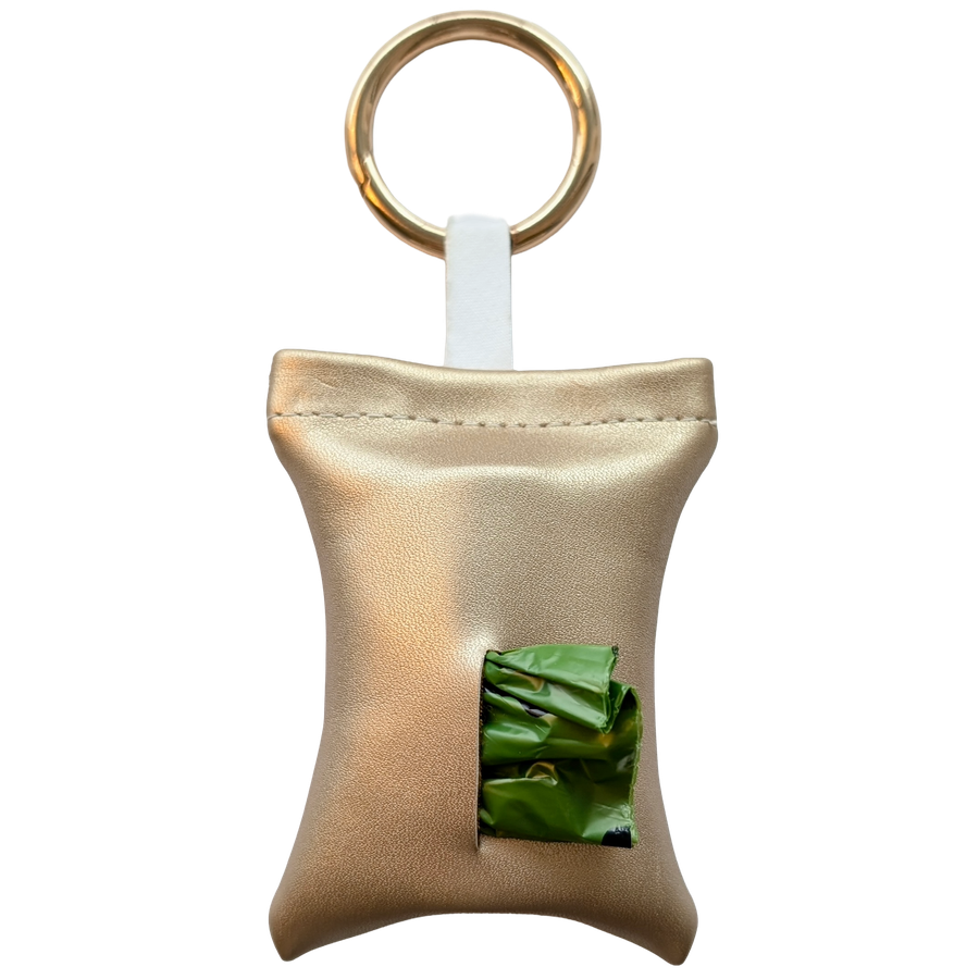 Gold Poop Bag Holder